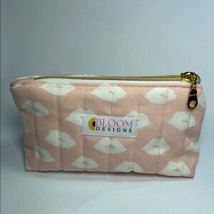 Bloom Designs Pink Quilted Pouch